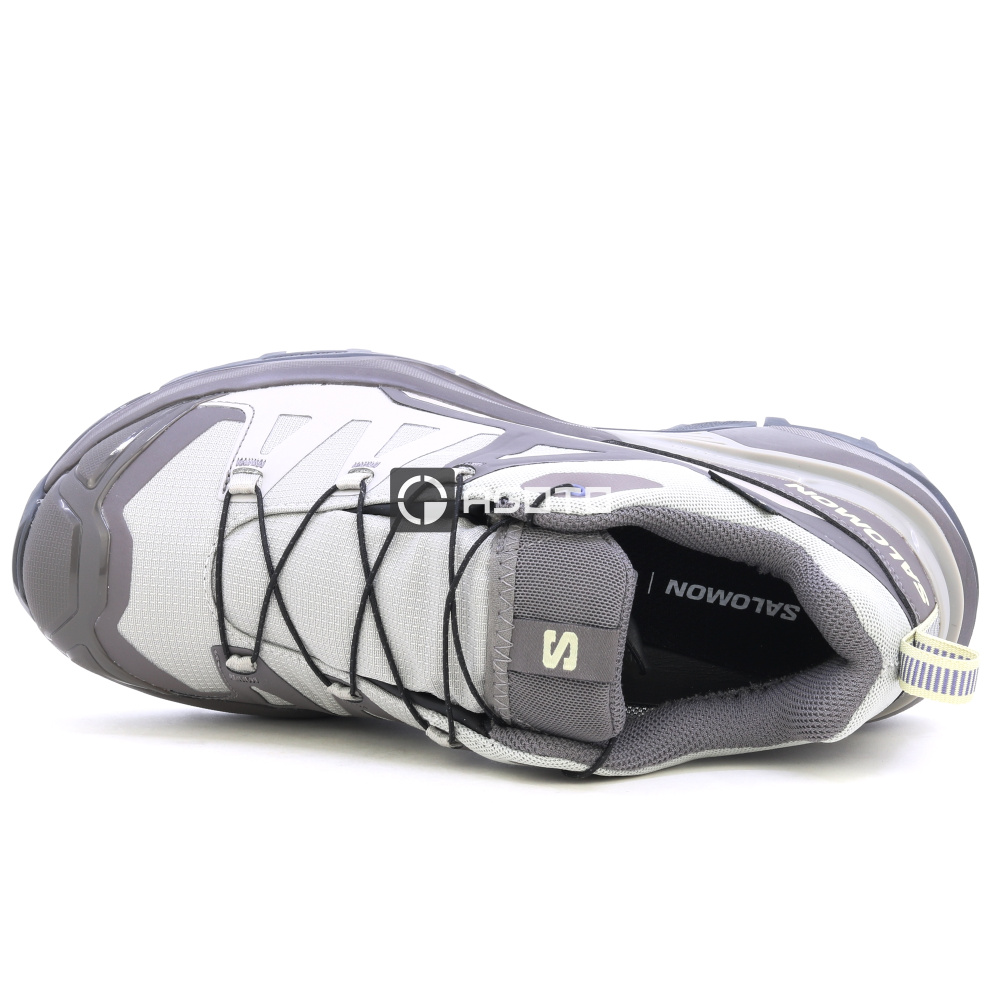 detail SALOMON X Ultra 360 GTX W sivá dámska outdoorová obuv, membrána Gore-Tex