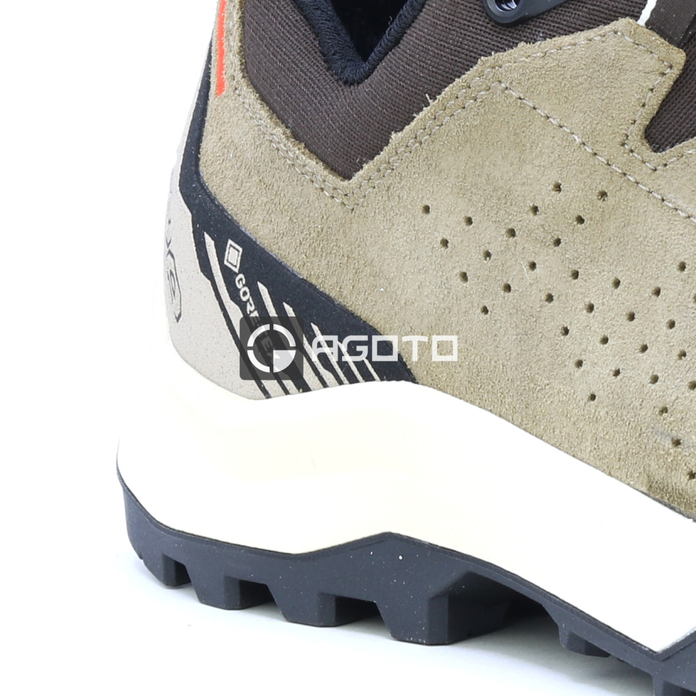 detail LOWA Explorer GTX béžová pánska kožená outdoorová obuv s membránou GORE-TEX