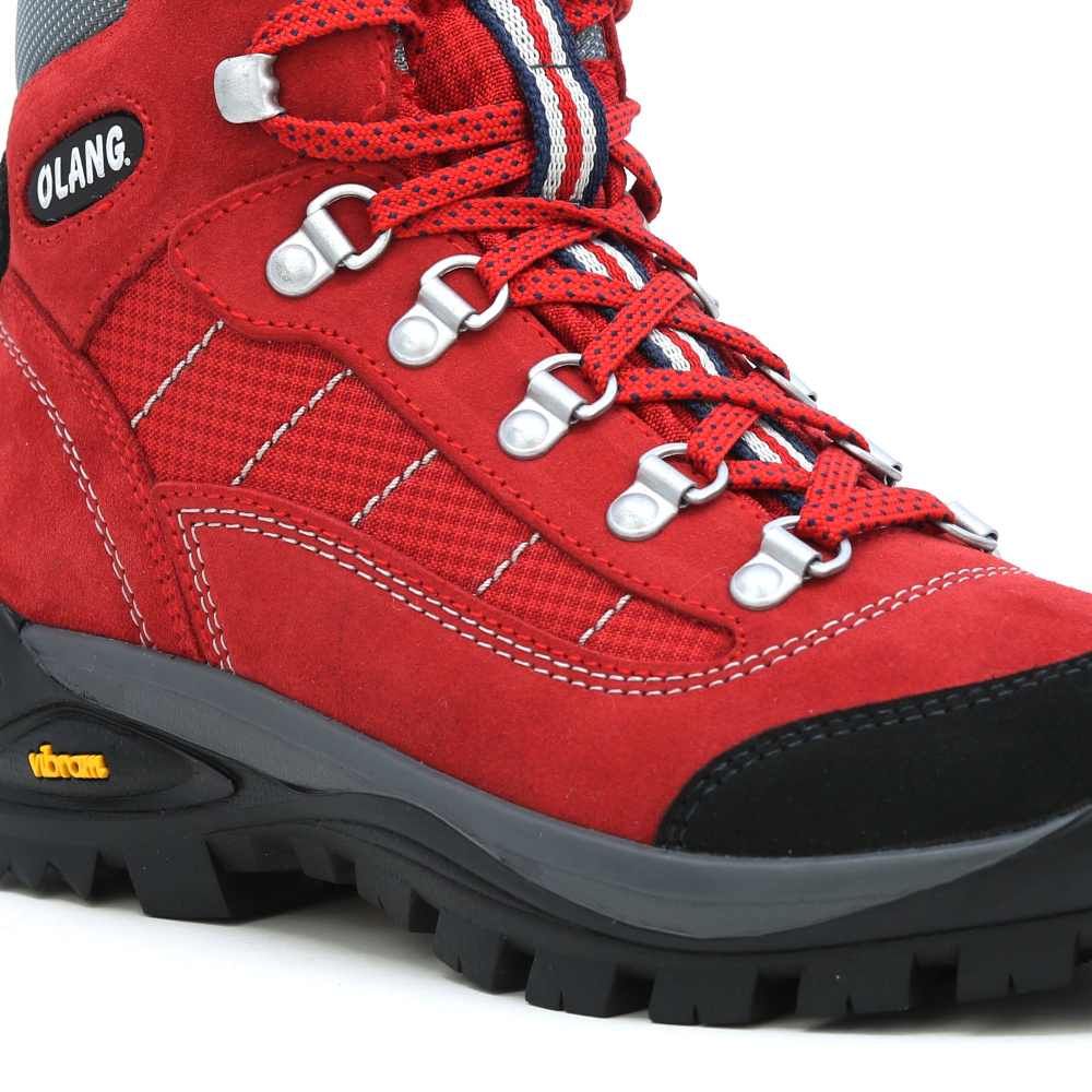 detail OLANG Tarvisio 815 dámský outdoor kotník červený AKCE