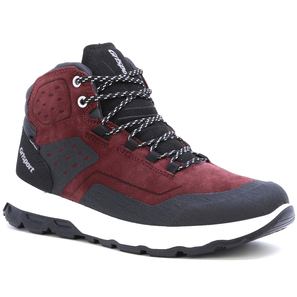 detail GRISPORT Assaly 33 vínová dámská outdoor obuv s membránou Gritex