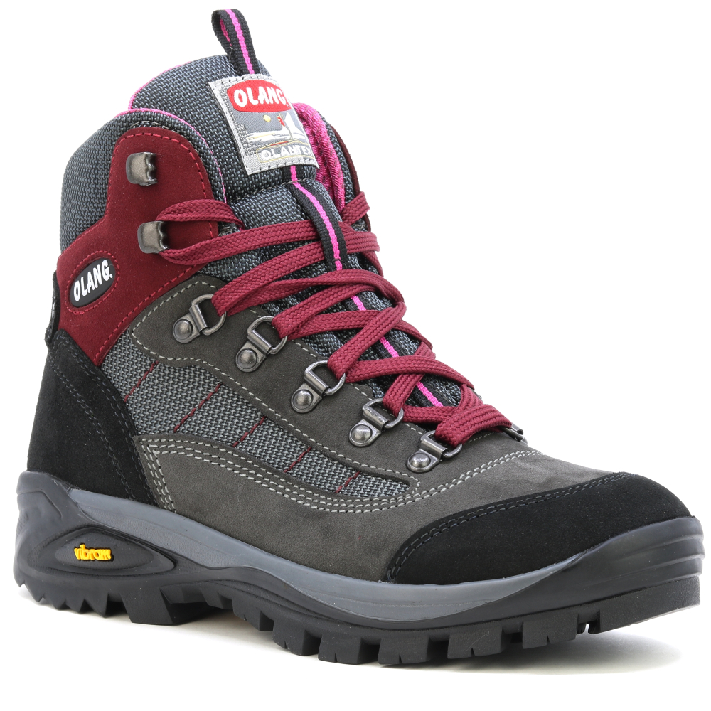 detail OLANG Tarvisio 812 vínová dámská outdoor obuv AKCE