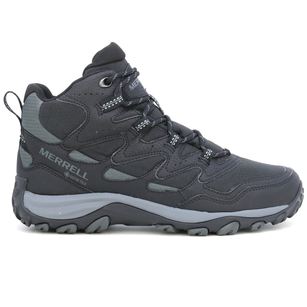 detail MERRELL West Rim Sport MID GTX černá pánská outdoor obuv GORE-TEX® membrána