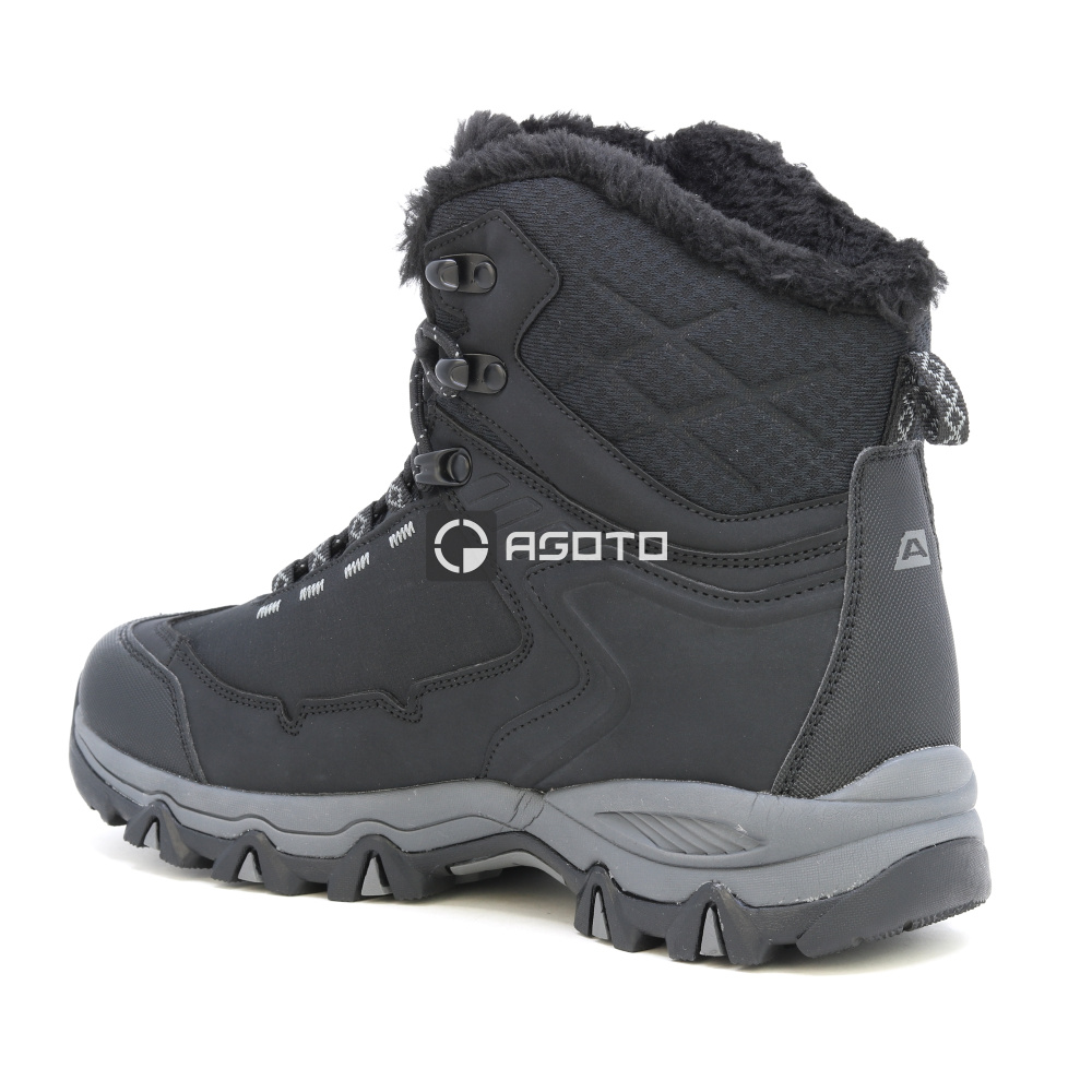 detail ALPINE PRO Eder černá pánská zimní softshell obuv