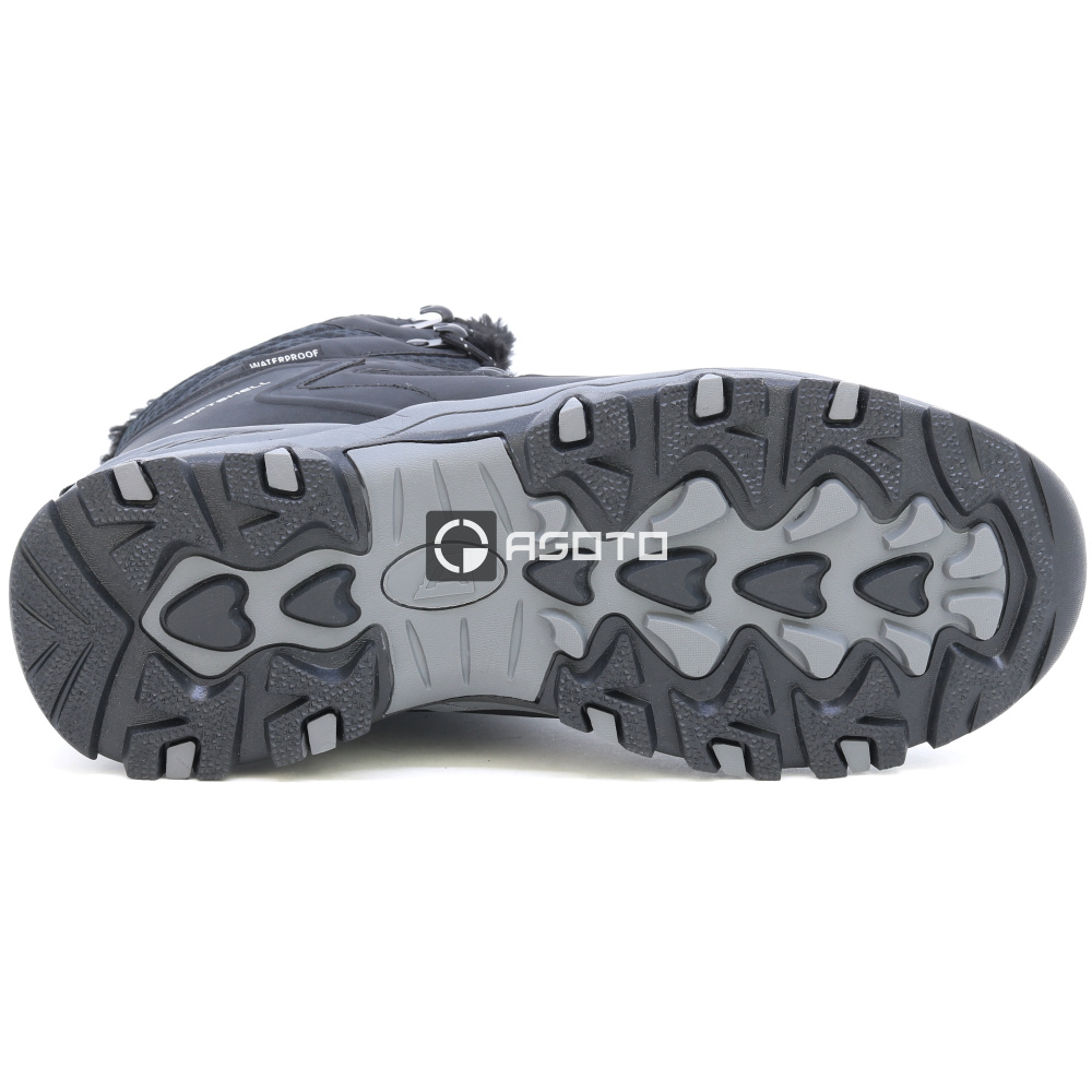 detail ALPINE PRO Eder černá pánská zimní softshell obuv