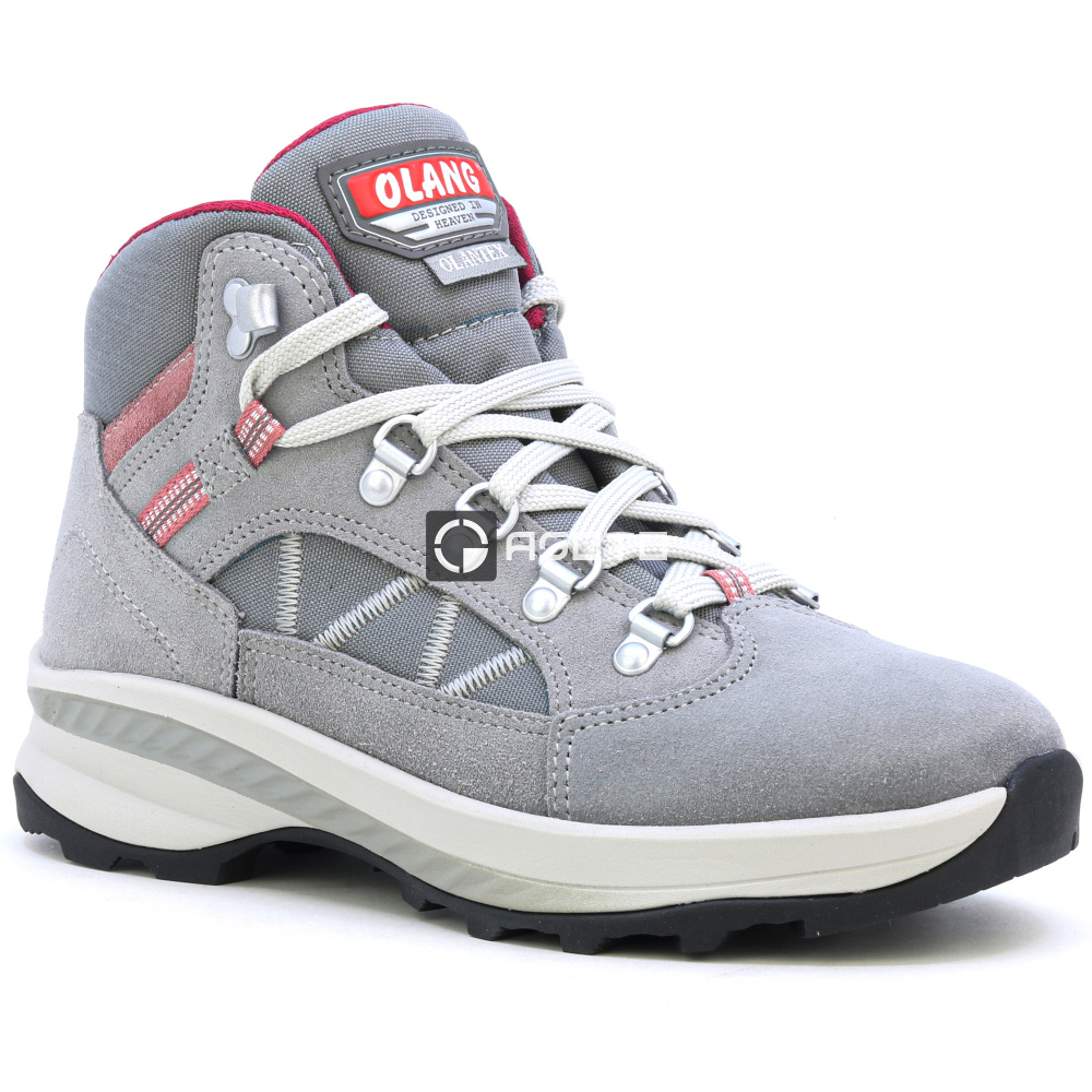 detail OLANG Alpine 849 šedá dámská outdoor kožená obuv s membránou Olantex