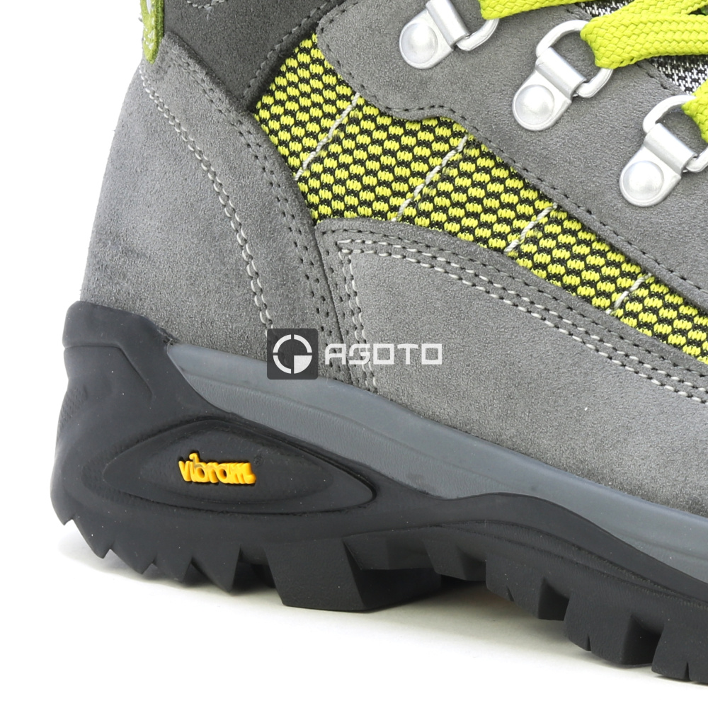 detail OLANG Tarvisio 822 sivá dámska pohodlná kožená outdoor obuv s membránou