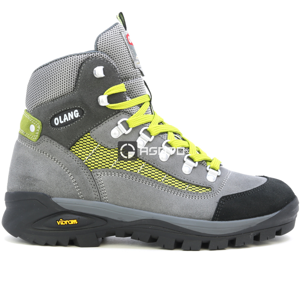 detail OLANG Tarvisio 822 sivá dámska pohodlná kožená outdoor obuv s membránou