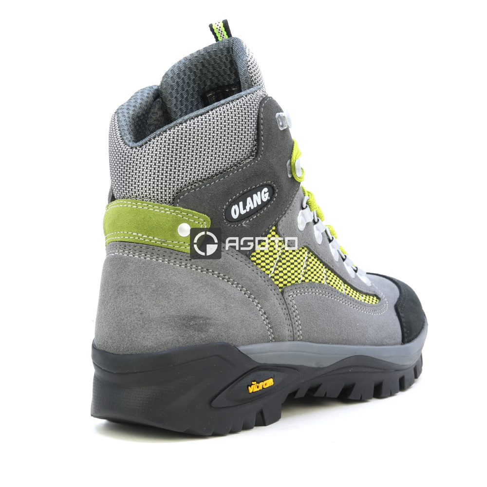 detail OLANG Tarvisio 822 sivá dámska pohodlná kožená outdoor obuv s membránou