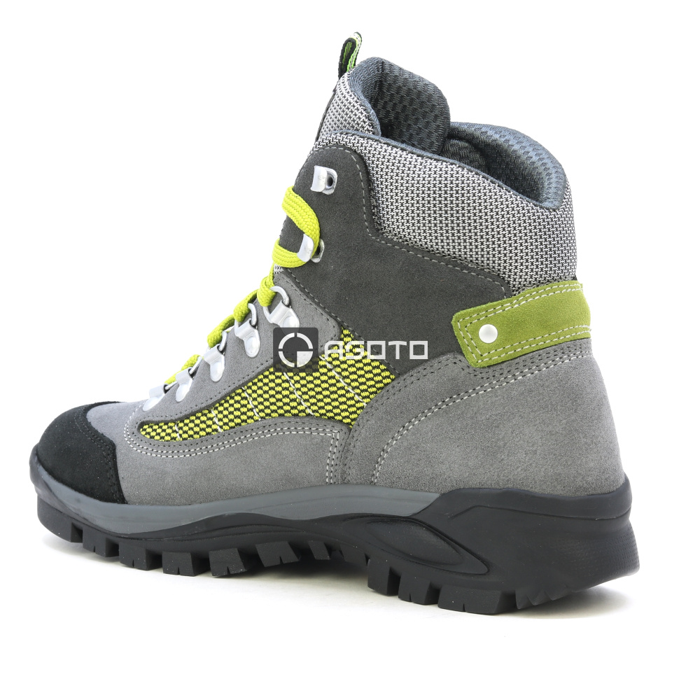 detail OLANG Tarvisio 822 sivá dámska pohodlná kožená outdoor obuv s membránou