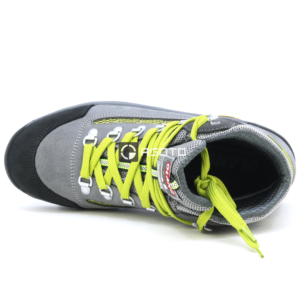 detail OLANG Tarvisio 822 sivá dámska pohodlná kožená outdoor obuv s membránou