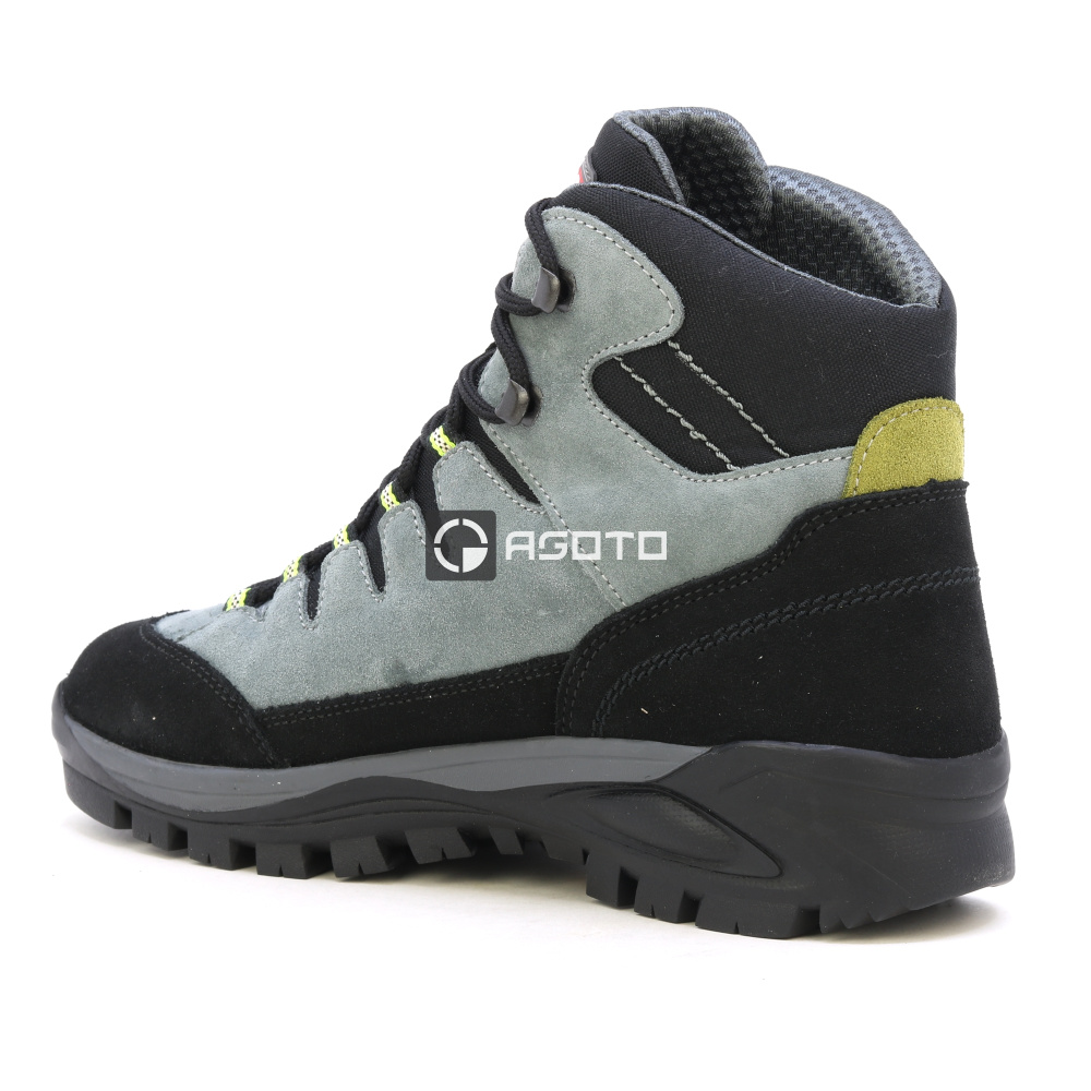 detail OLANG Badia 906 sivá pánska pohodlná kožená outdoor obuv s membránou