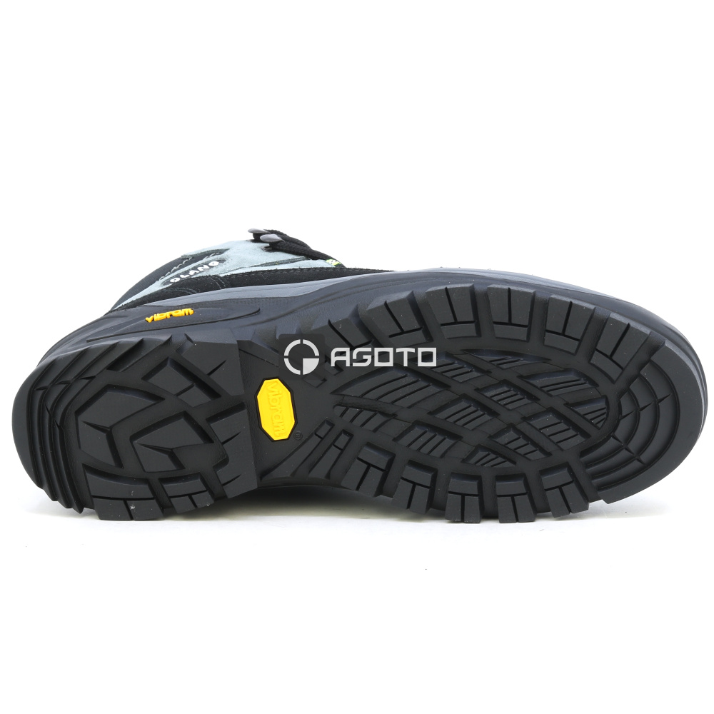 detail OLANG Badia 906 sivá pánska pohodlná kožená outdoor obuv s membránou