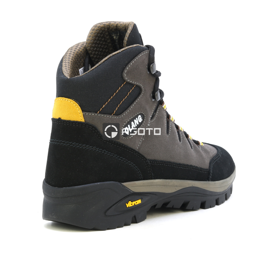 detail OLANG Badia 896 hnedá pánska pohodlná kožená outdoor obuv s membránou