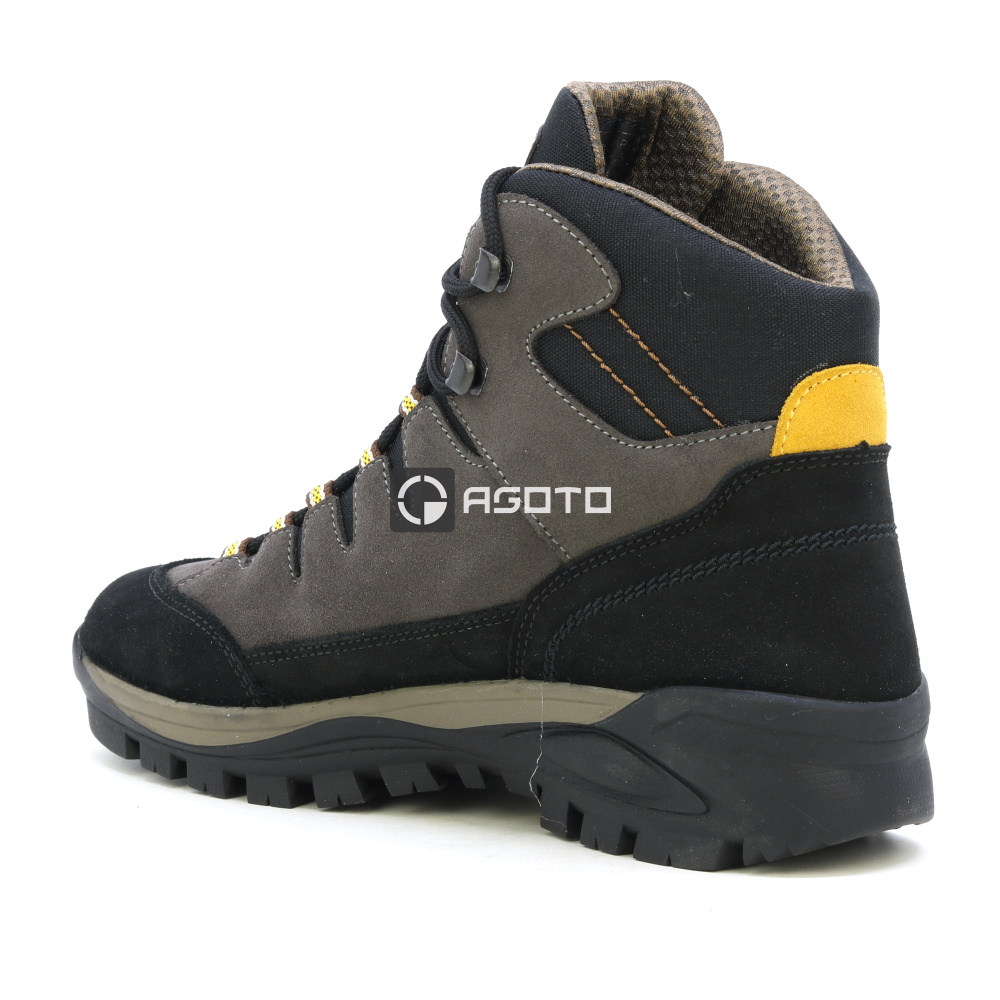 detail OLANG Badia 896 hnedá pánska pohodlná kožená outdoor obuv s membránou