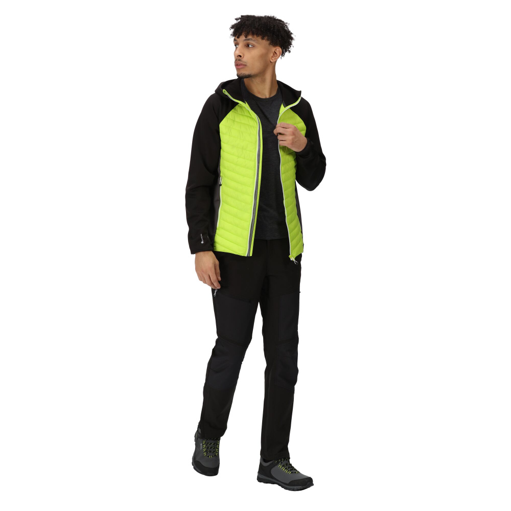 detail REGATTA Andreson VII Hybrid zelená pánská bunda