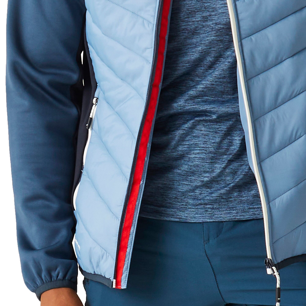 detail REGATTA Andreson VIII Hybrid modrá pánská outdoor bunda
