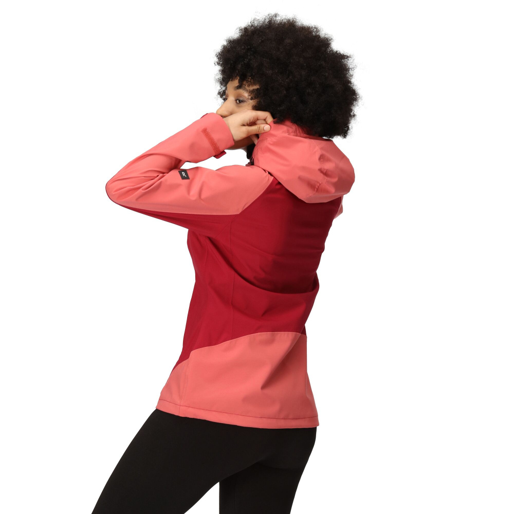 detail REGATTA Birchdale vínová dámská outdoor bunda Isotex membrána 10 000mm