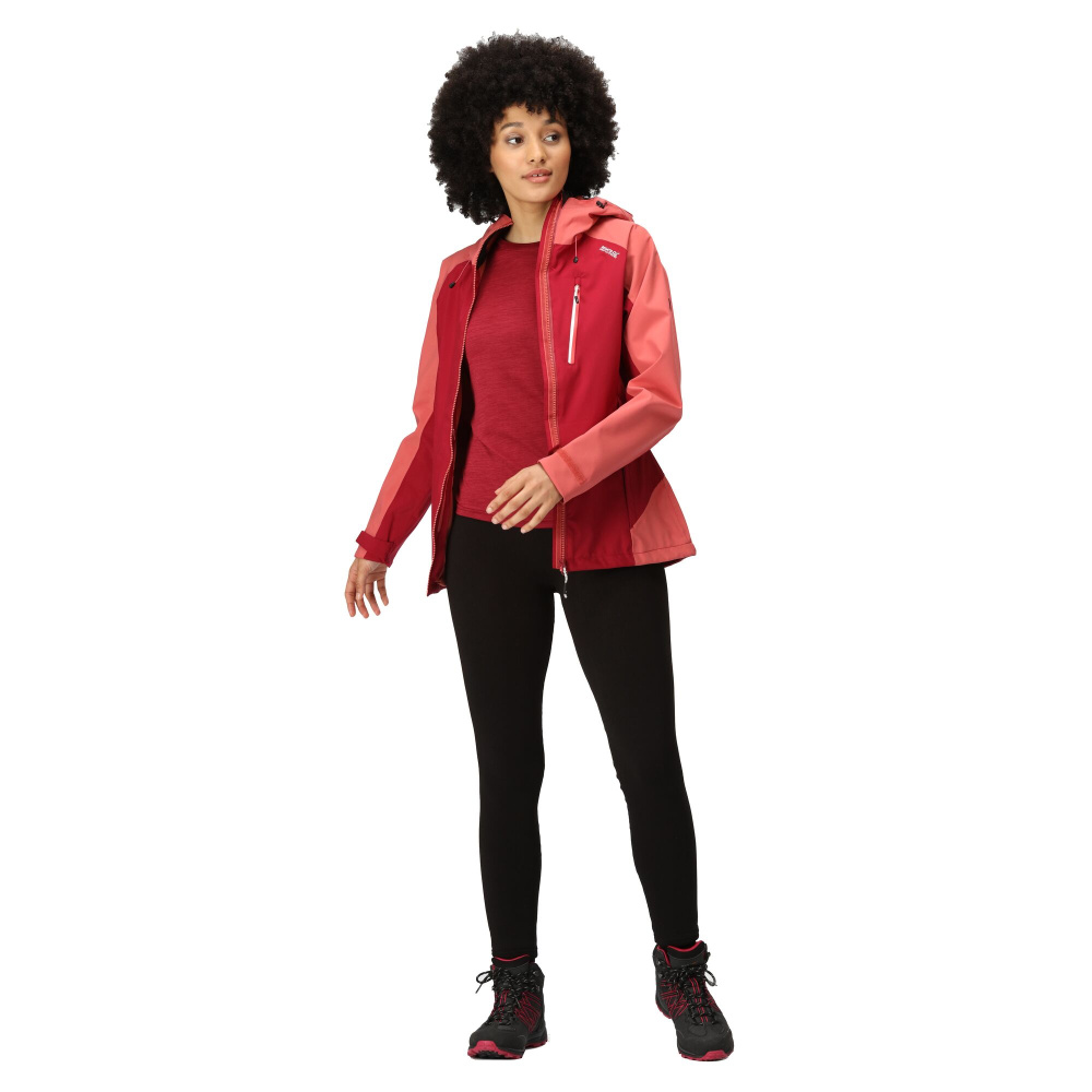 detail REGATTA Birchdale vínová dámská outdoor bunda Isotex membrána 10 000mm