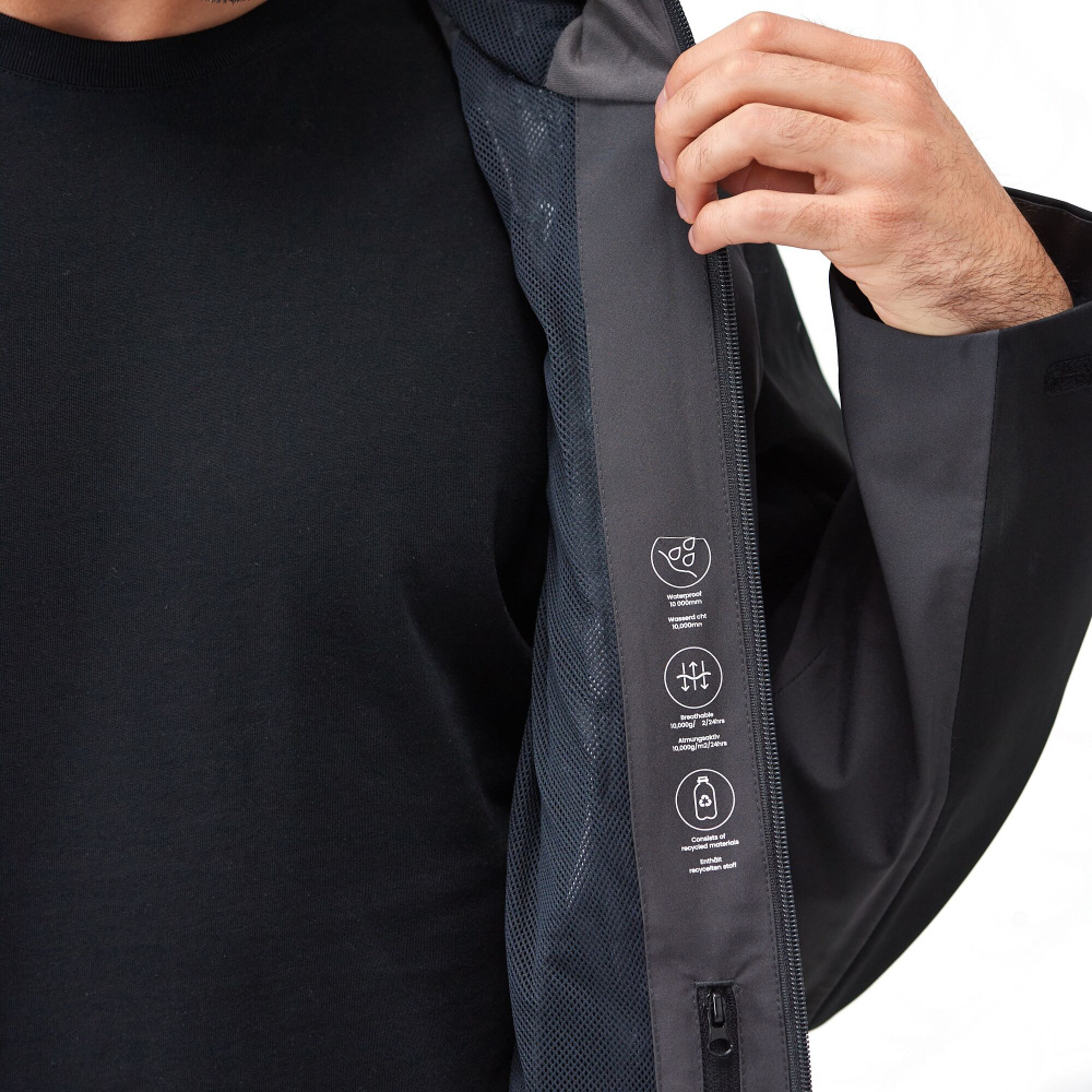 detail REGATTA Britedale šedá pánská outdoor bunda LED Isotex 10 000 mm