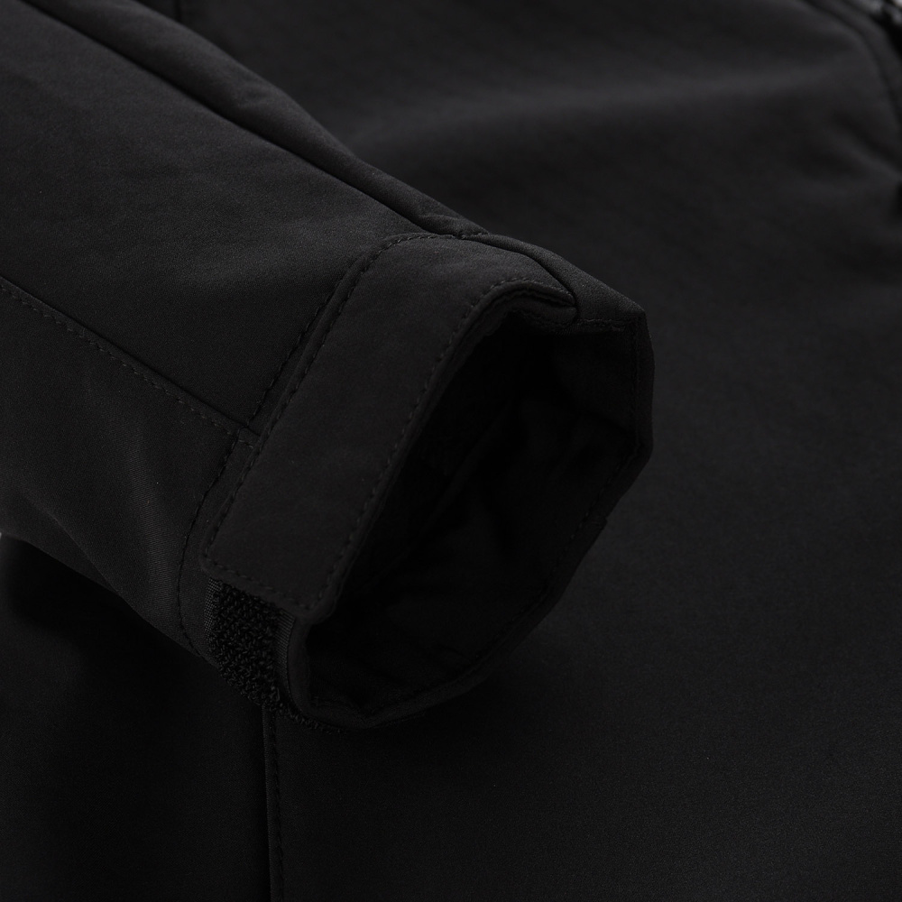 detail ALPINE PRO Hoora černá dámská softshell bunda 8000 mm