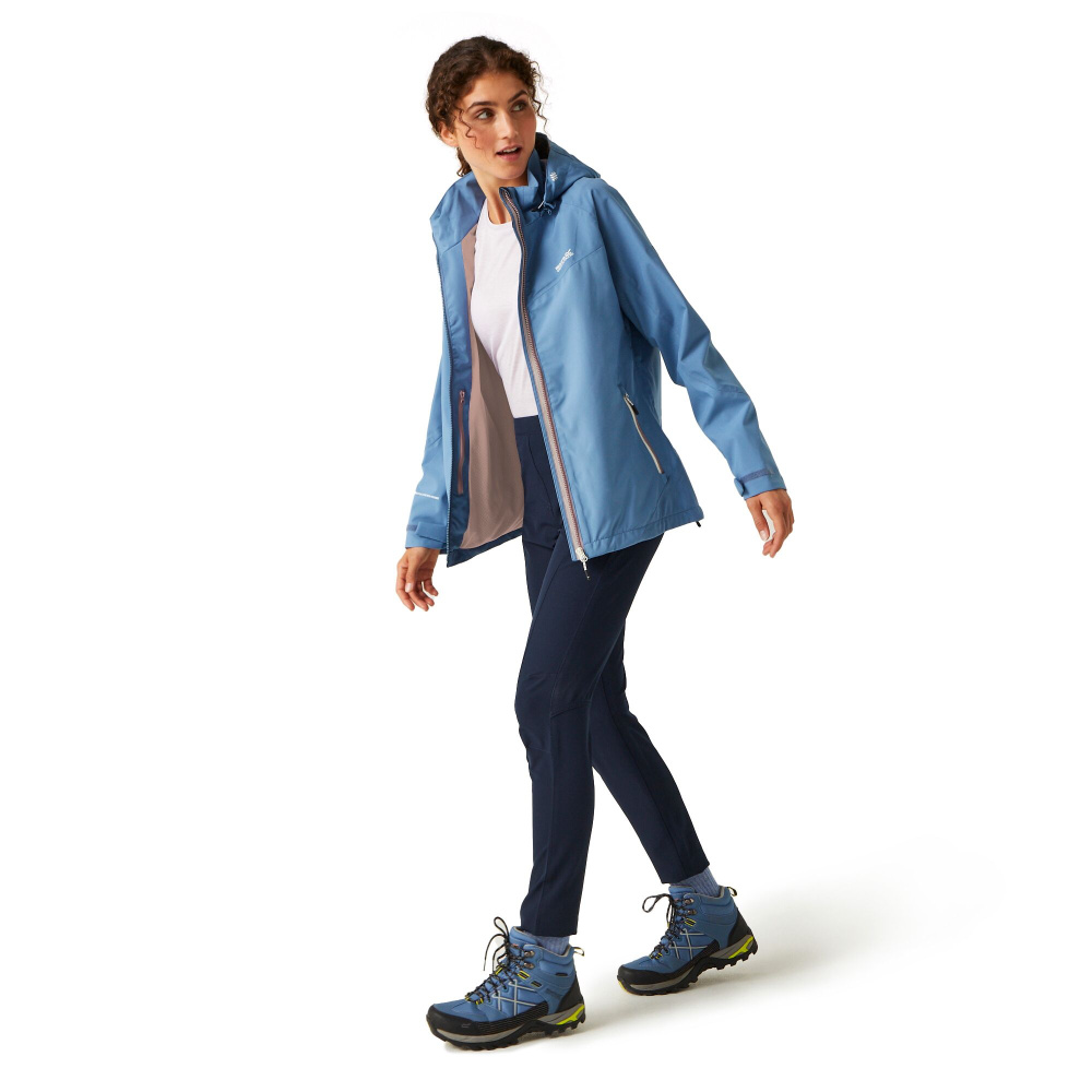 detail REGATTA Bosfield II modrá dámská outdoor bunda + Isotex membrána 10 000