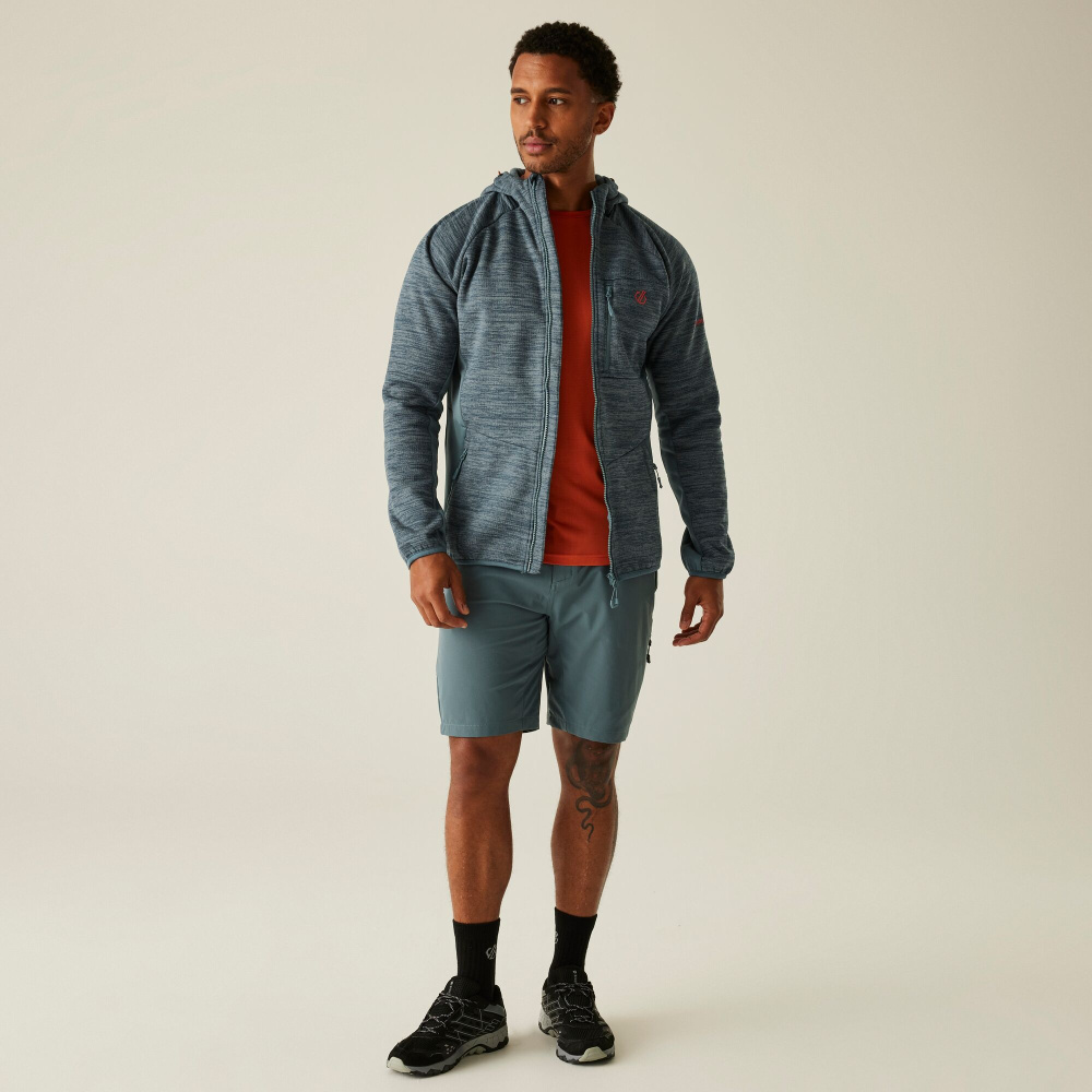 detail DARE2B Torrek Pro modrá pánská outdoor funkční bunda