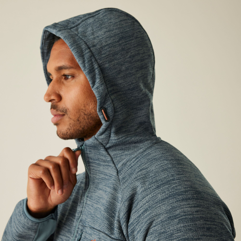 detail DARE2B Torrek Pro modrá pánská outdoor funkční bunda