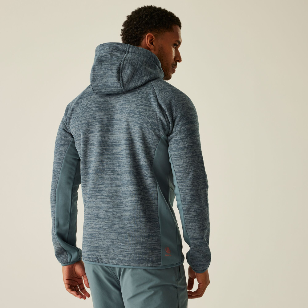 detail DARE2B Torrek Pro modrá pánská outdoor funkční bunda