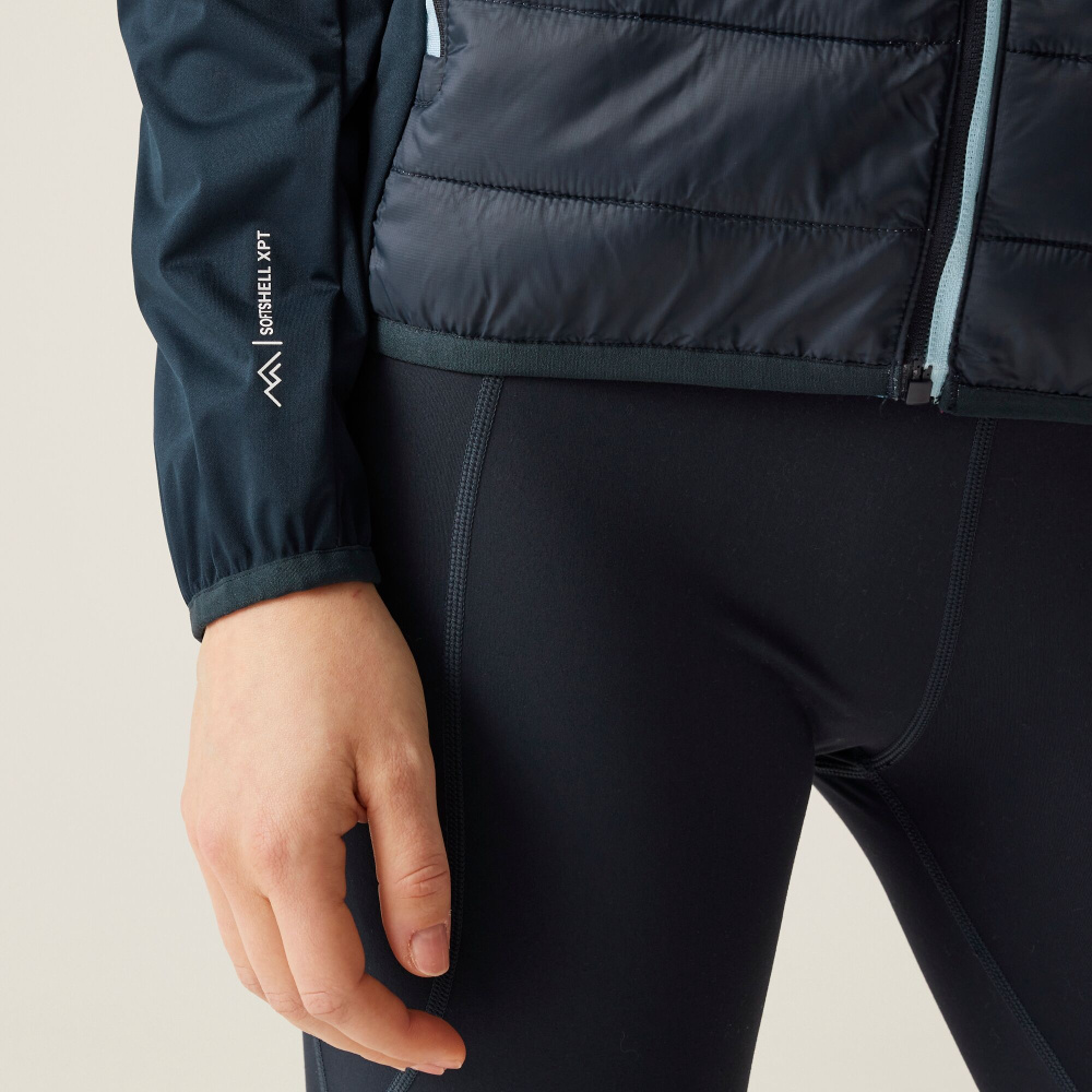 detail REGATTA ProHybrid modrá dámská outdoor bunda