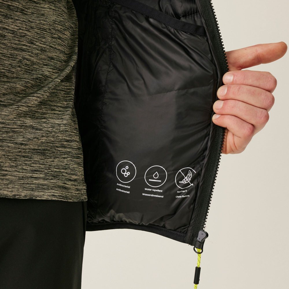 detail REGATTA Dalent olivová pánská zimní bunda