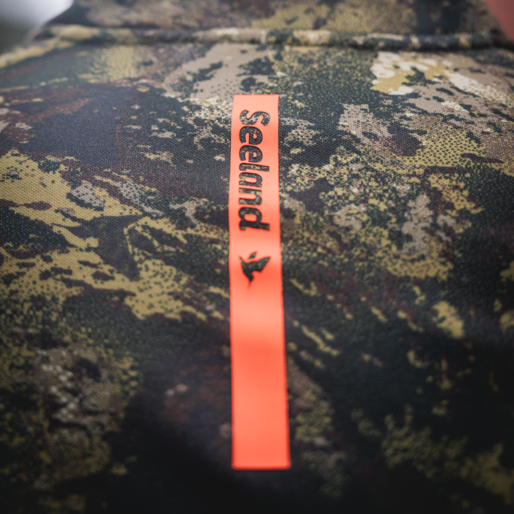 detail SEELAND Denmark Tidal Camo pánska outdoorová bunda maskáčová, pohodlná, stretcho