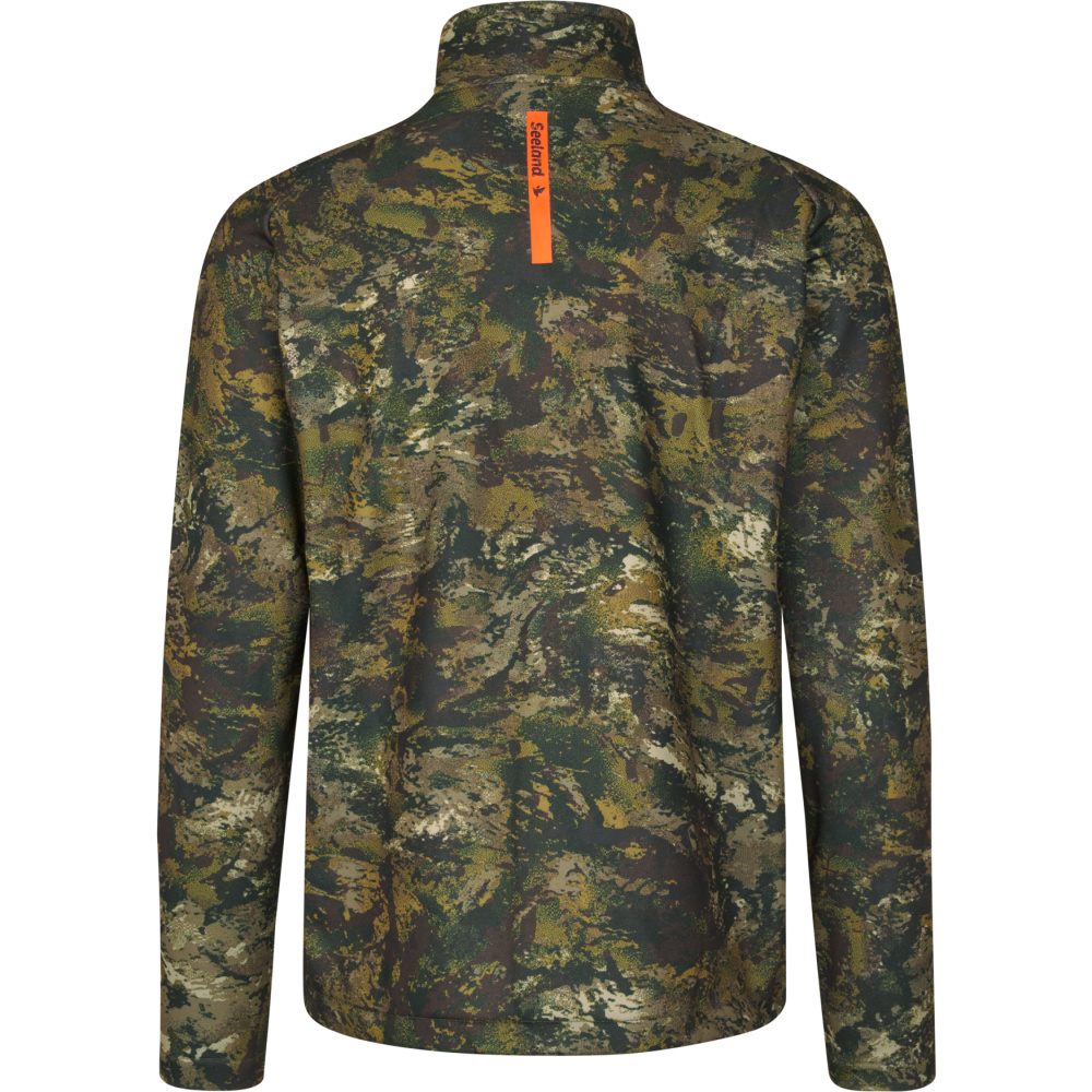 detail SEELAND Denmark Tidal Camo pánska outdoorová bunda maskáčová, pohodlná, stretcho
