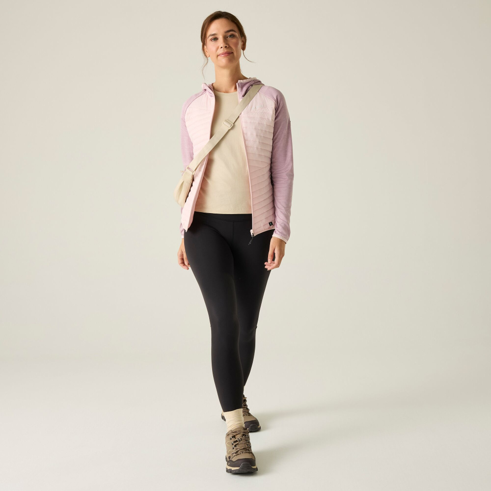 detail REGATTA Andreson Hybrid fialová dámska outdoorová celoročná pohodlná bunda