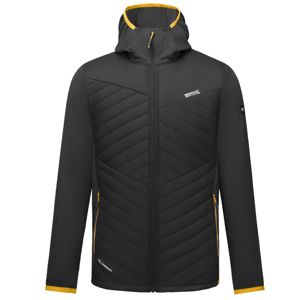 detail REGATTA Andreson Hybrid čierna pánska celoročná outdoorová bunda