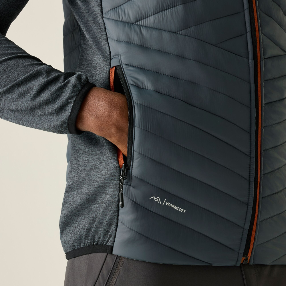 detail REGATTA Andreson Hybrid modrá pánska celoročná outdoorová bunda
