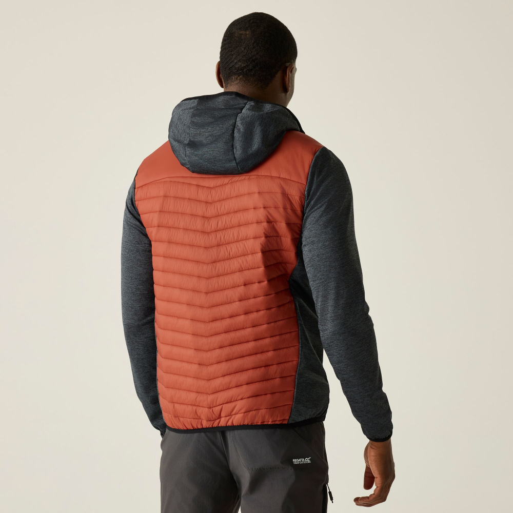 detail REGATTA Andreson Hybrid červená pánska outdoorová bunda