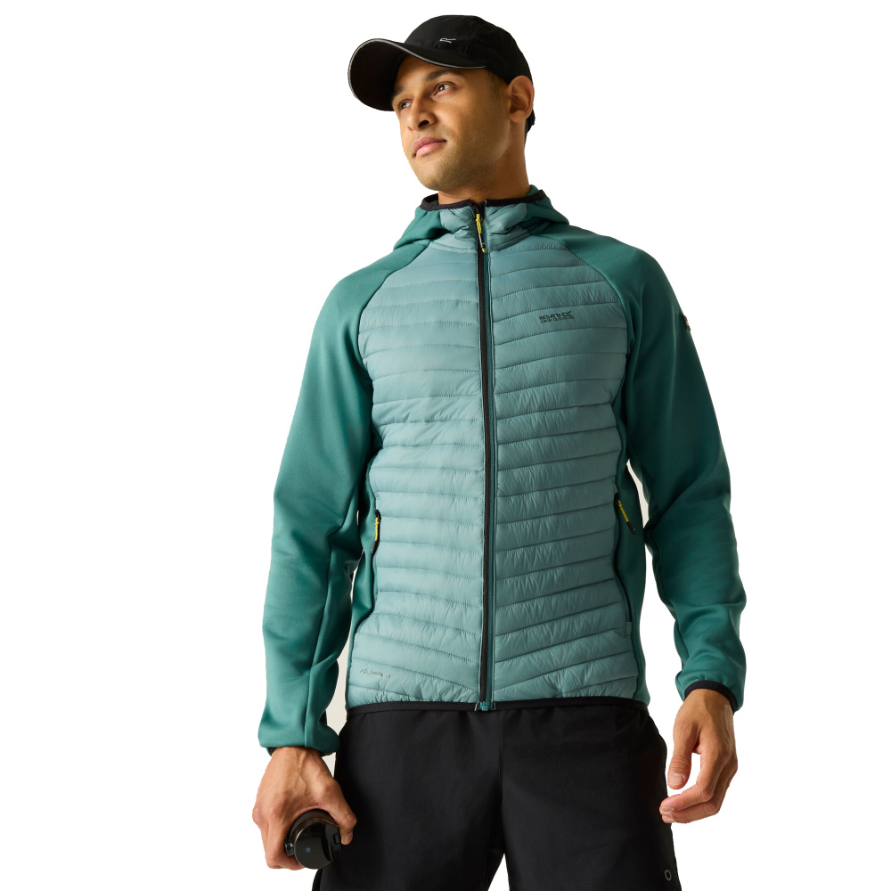 detail REGATTA Andreson Hybrid zelená pánska celoročná outdoorová bunda
