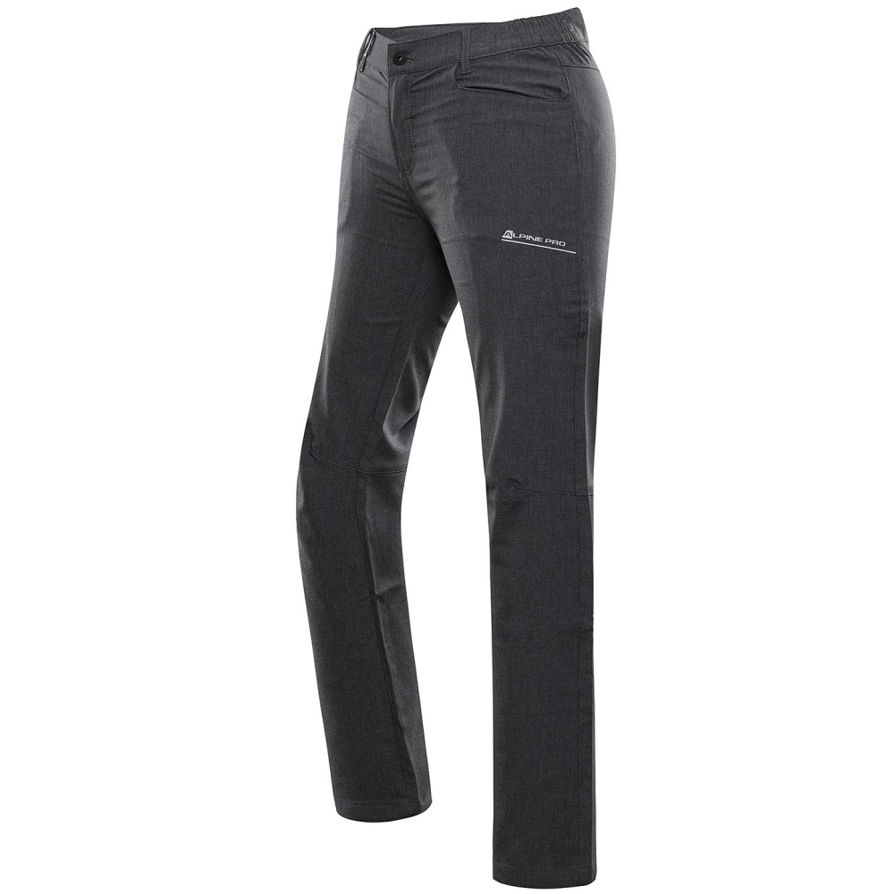 detail ALPINE PRO Timera šedé dámské softshell kalhoty