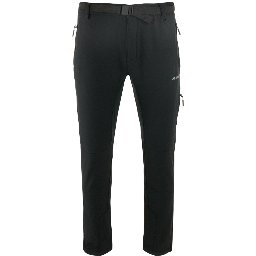 detail ALPINE PRO Okem černé pánské softshell kalhoty