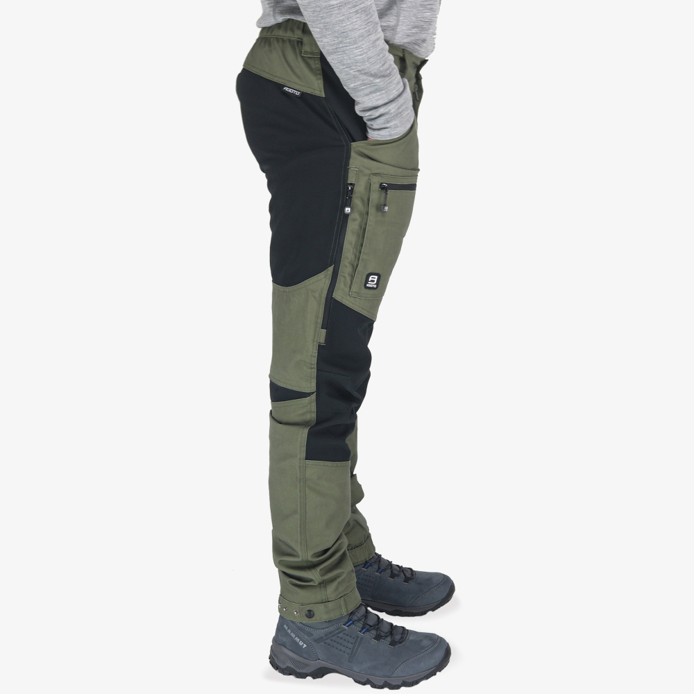 detail Pánske outdoorové nohavice Asoto Northsky Black WR – vodoodpudivé