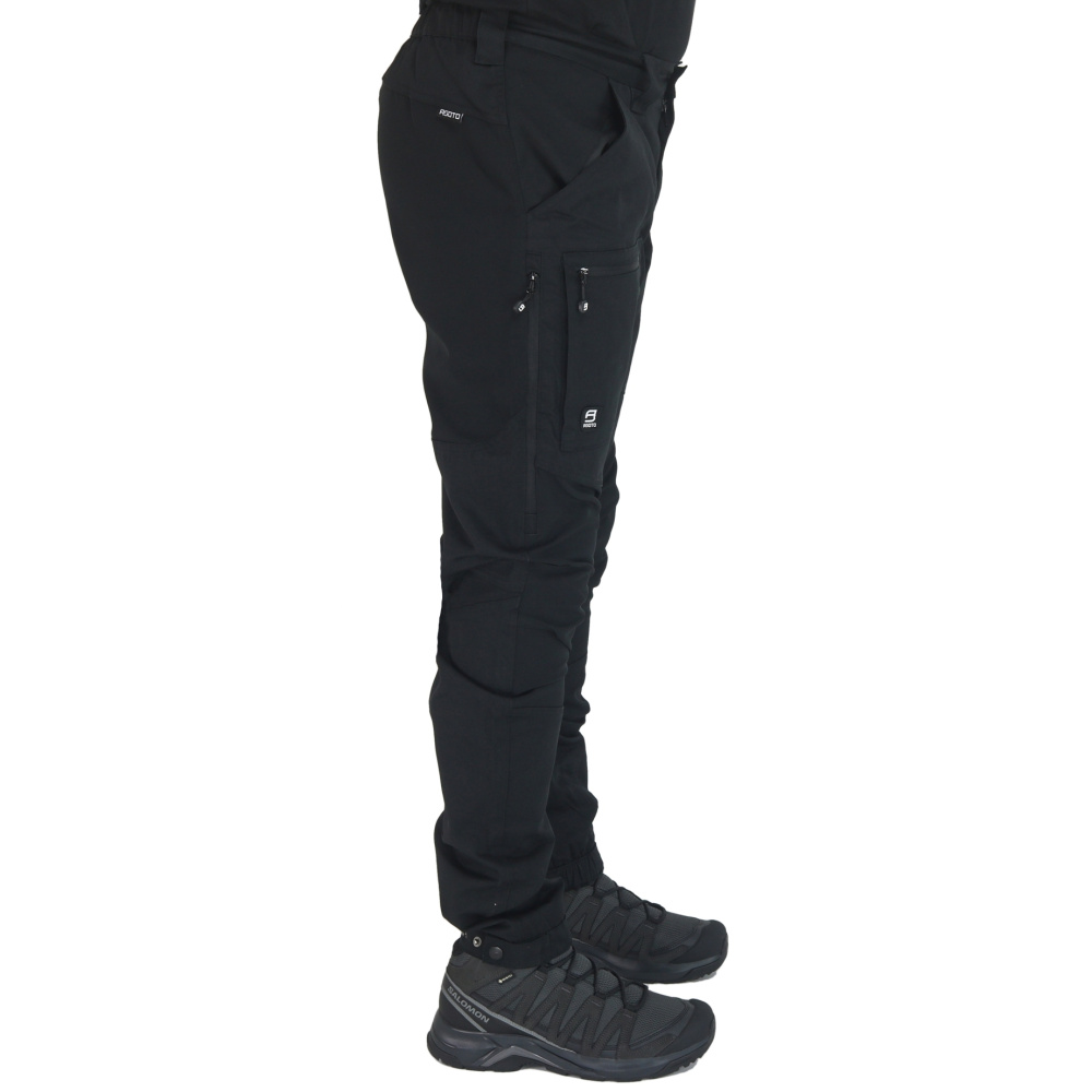 detail Pánske outdoorové nohavice Asoto Northsky Black WR – vodoodpudivé