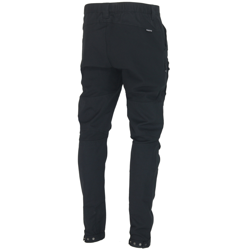 detail Pánske outdoorové nohavice Asoto Northsky Black WR – vodoodpudivé