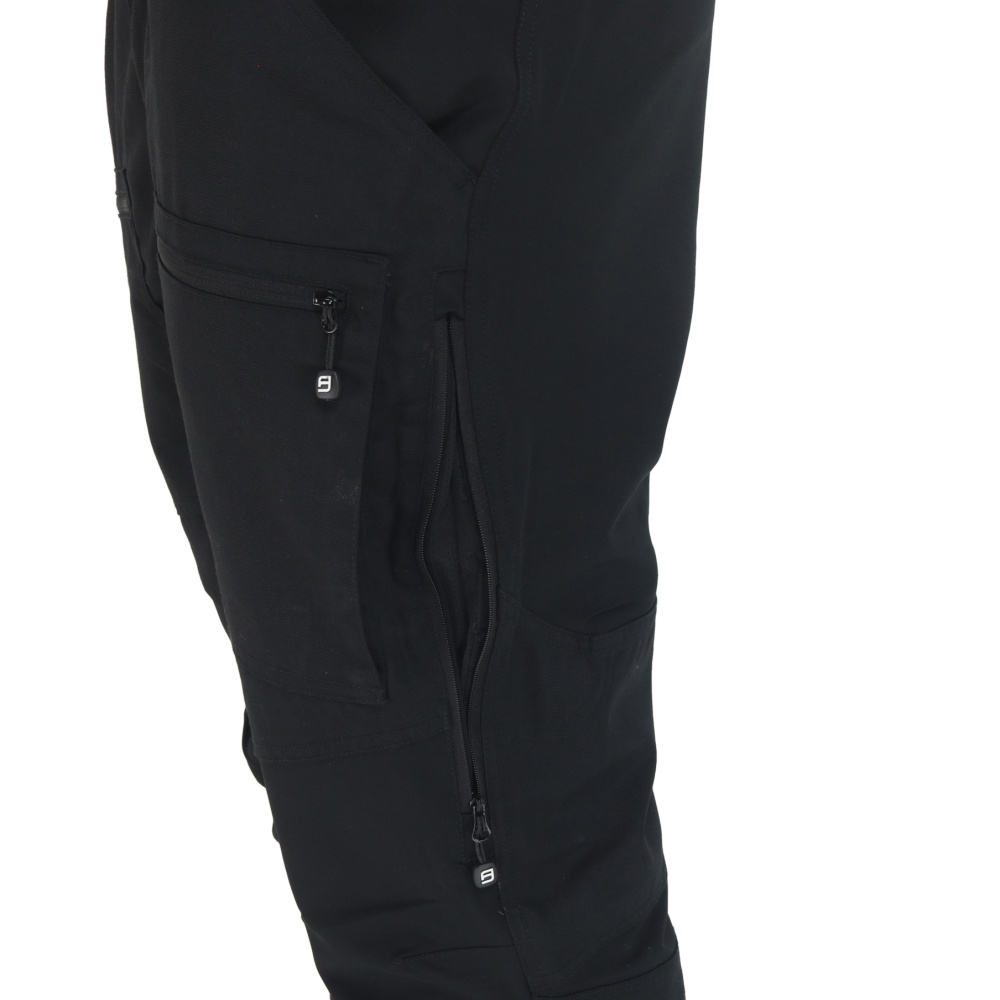 detail Pánske outdoorové nohavice Asoto Northsky Black WR – vodoodpudivé
