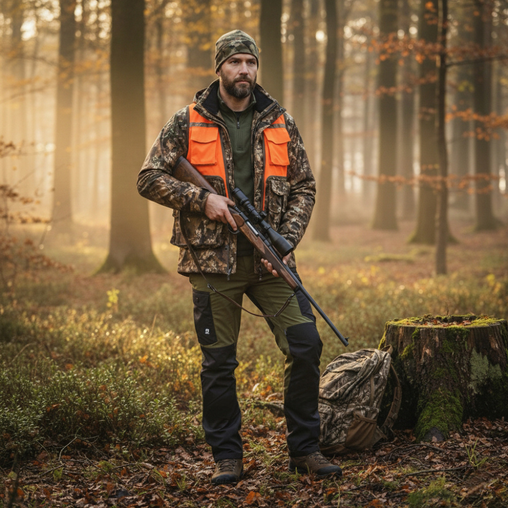 detail Asoto Abisko pánske outdoor nohavice pohodlné olivové DWR vodoodpudivé Stretch