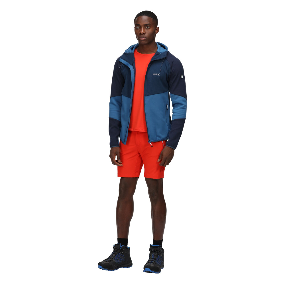 detail REGATTA Highton ProFleece modrá pánská outdoor mikina