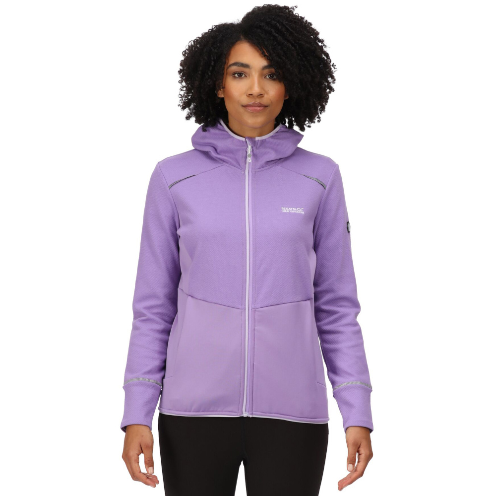 detail Regatta Highton ProFleece fialová dámská outdoor mikina