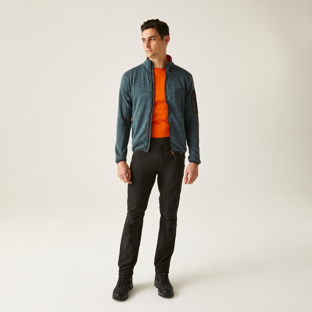 detail REGATTA Newhill modrá pánská outdoor mikina