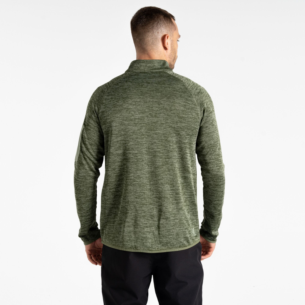 detail DARE2B MensTorrek Fleece olivová pánská outdoor mikina
