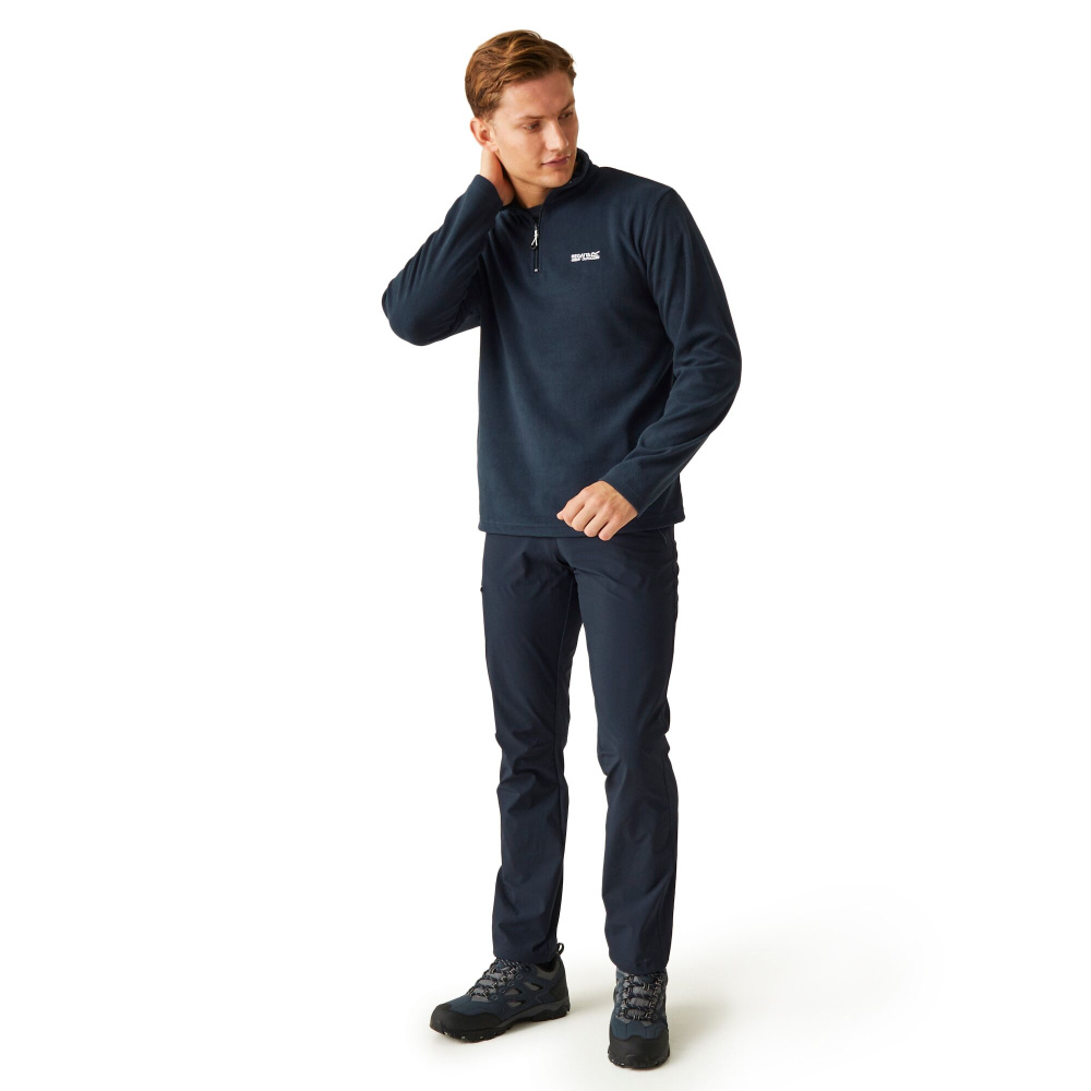 detail REGATTA Thompson Fleece modrá pánská outdoor mikina