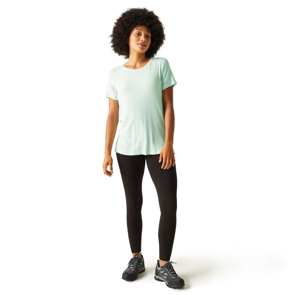 detail REGATTA Ballyton zelené dámské outdoor triko